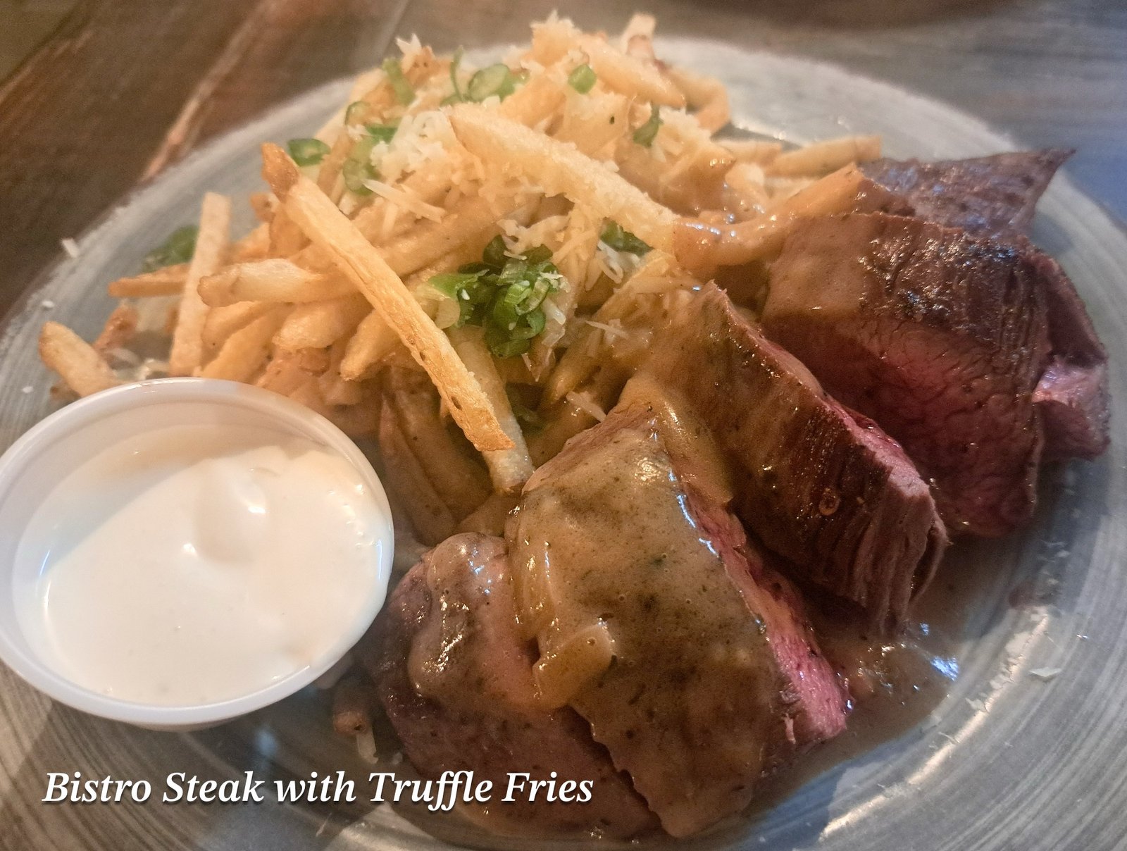 Bistro steak at Thyme on Section St
