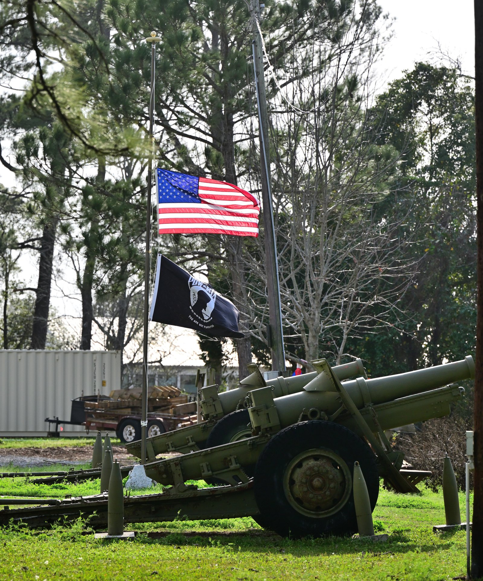 Flag flies at half mast for Commander Stacey H. Kulp