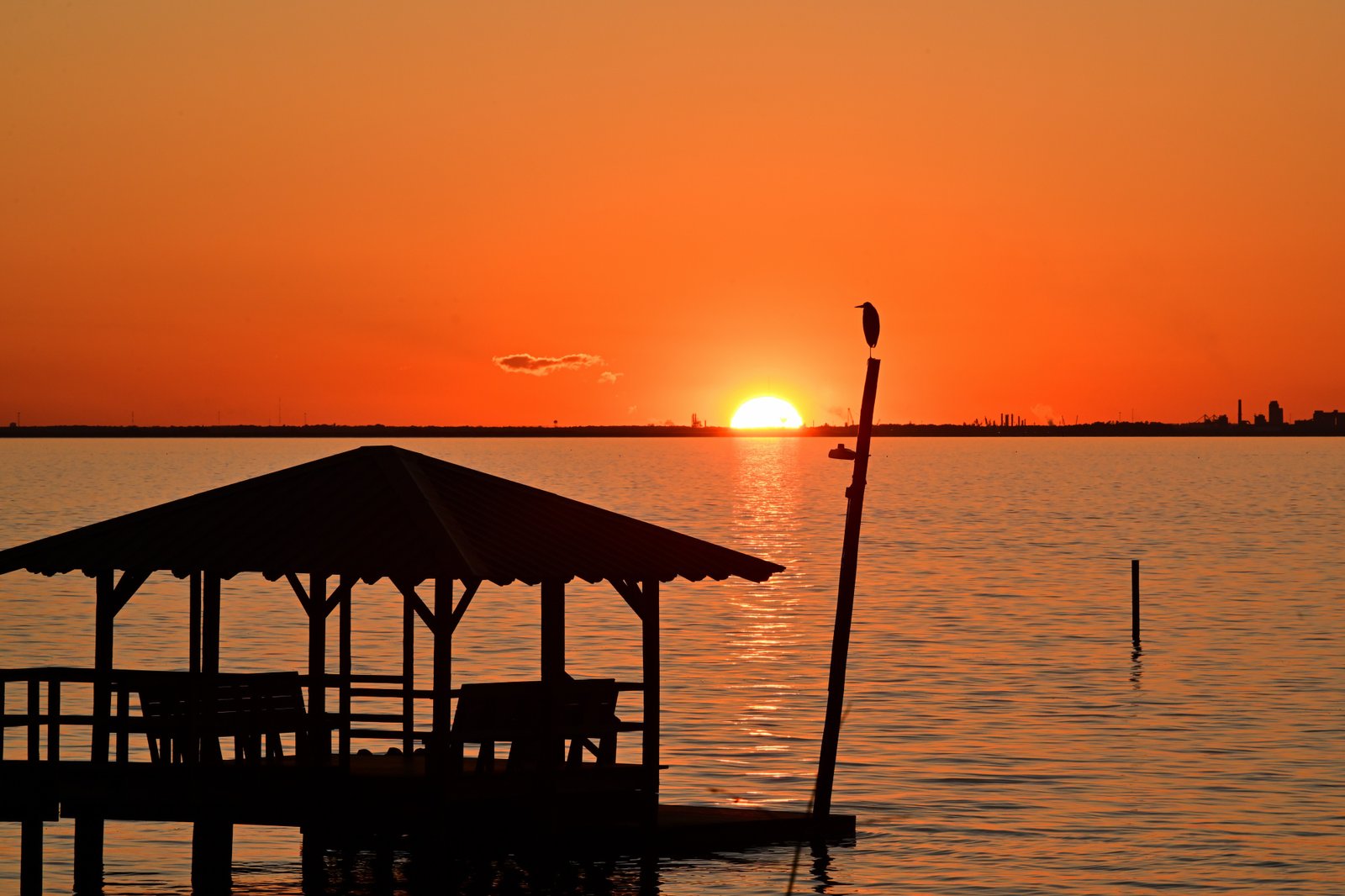 Mobile Bay sunset MAR 24 2025
