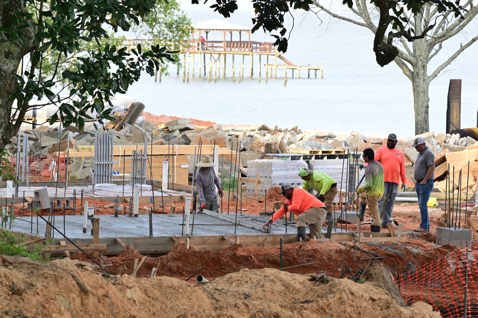 Restrooms under construction