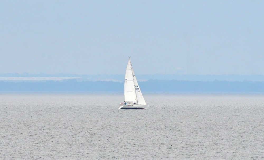 Sailboat on Mobile Bay MAR 9th 2025