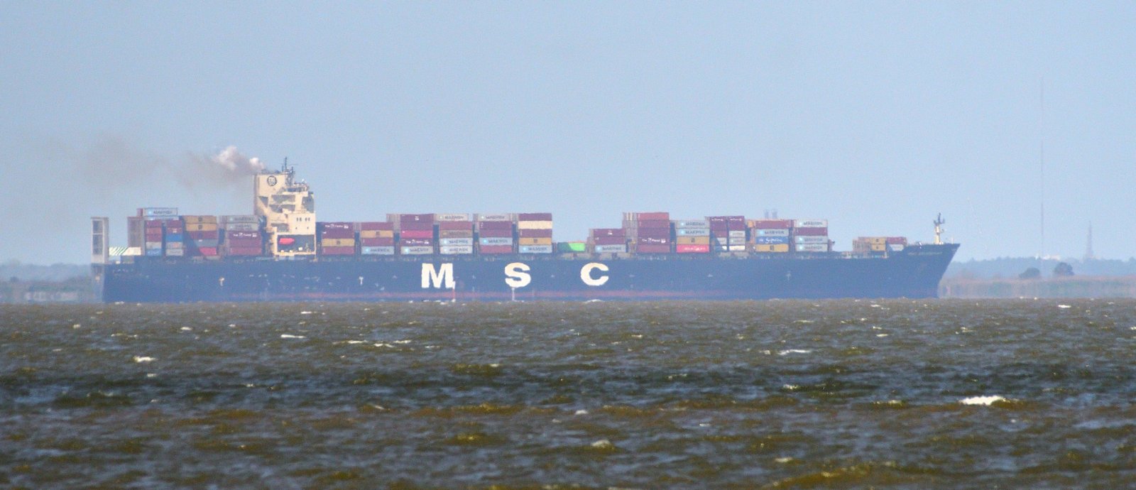 MSC Bridgeport arrives in Mobile MAR 16 2025