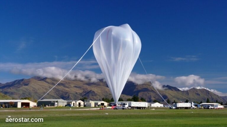 High Altitude airship In The Sky