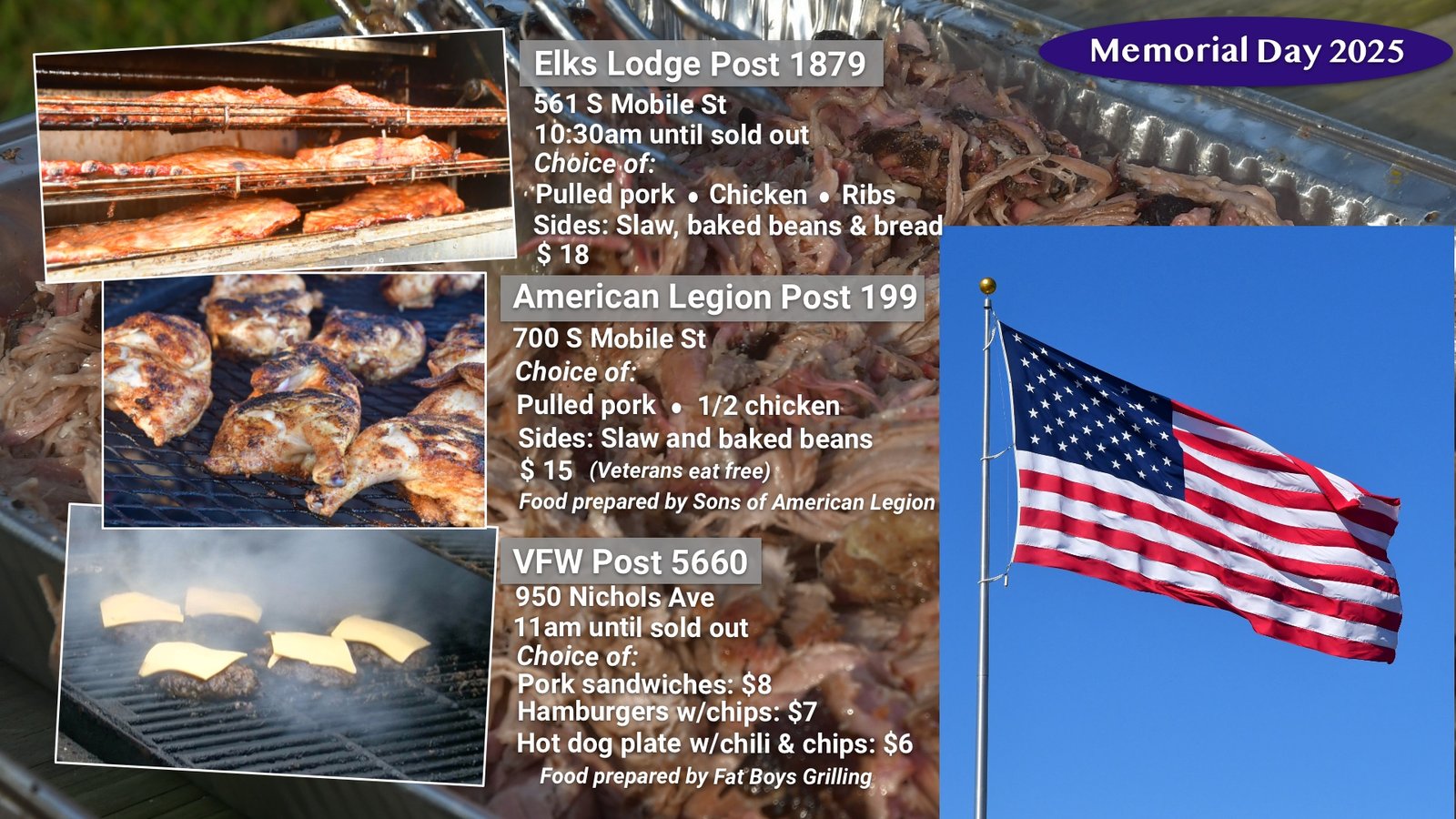 Fairhope Memorial Day food options