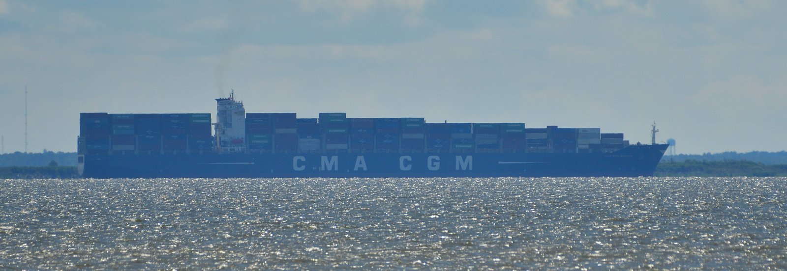 The container ship CMA CGM Samson arrives in Mobile MAY 11 2025.