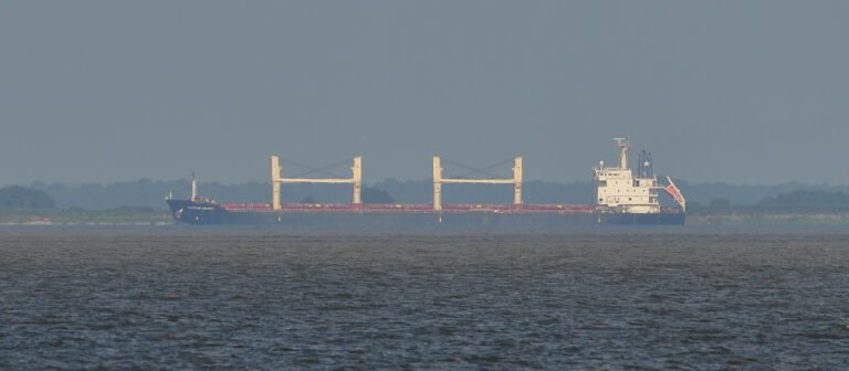 The bulk carrier Seastar Valiant leaves Mobile MAY 17 2025...