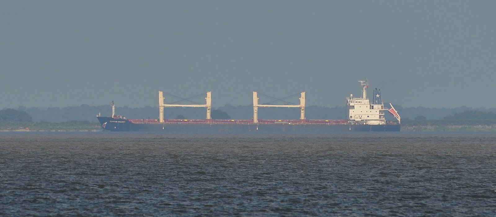 The bulk carrier Seastar Valiant leaves Mobile MAY 17 2025...