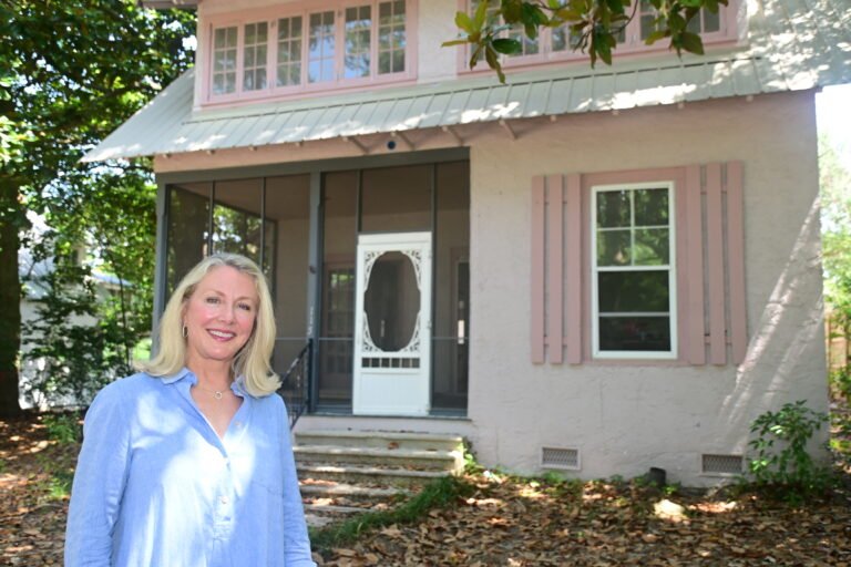 Tina Powers with The Fairhope Rose