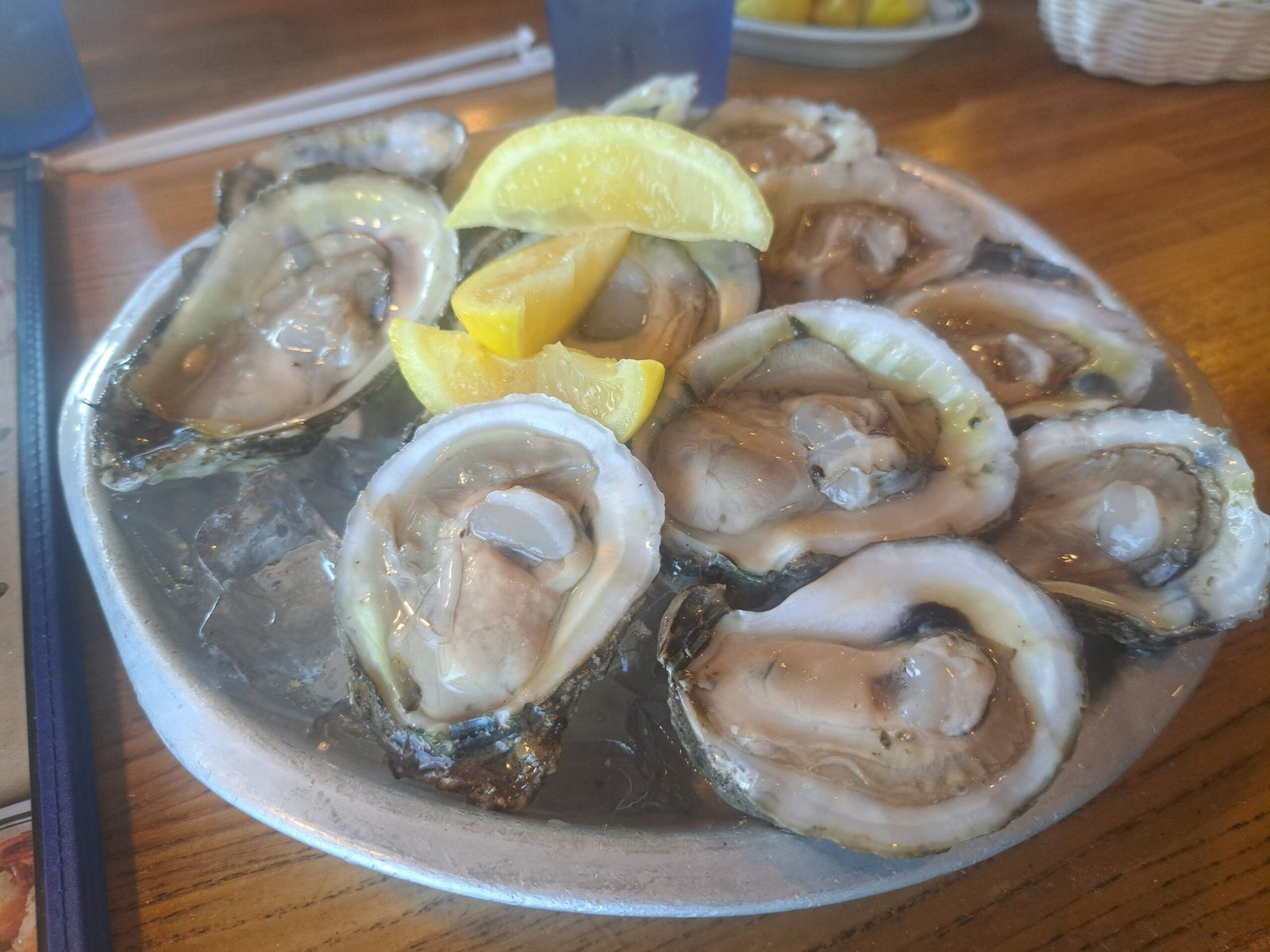 Oysters on the half shell at Original Oyster House in Spanish Fort AL