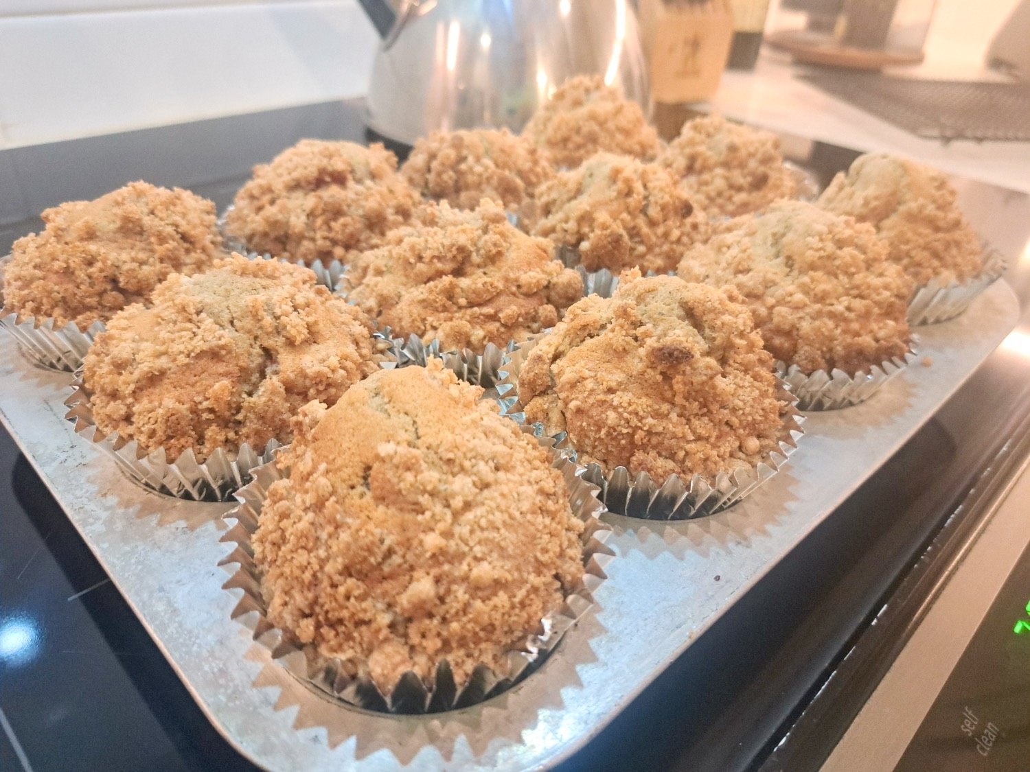Peach muffins from Black's Cafe in Fairhope AL