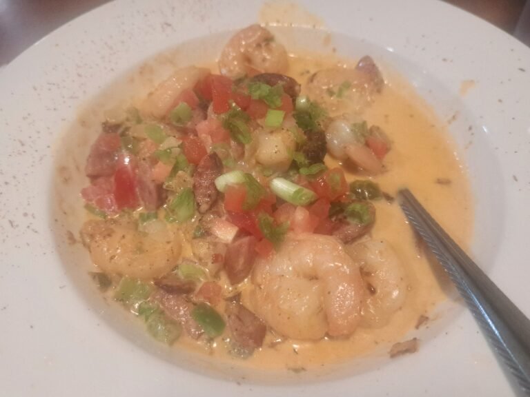 Shrimp and grits at Julwin’s in Fairhope