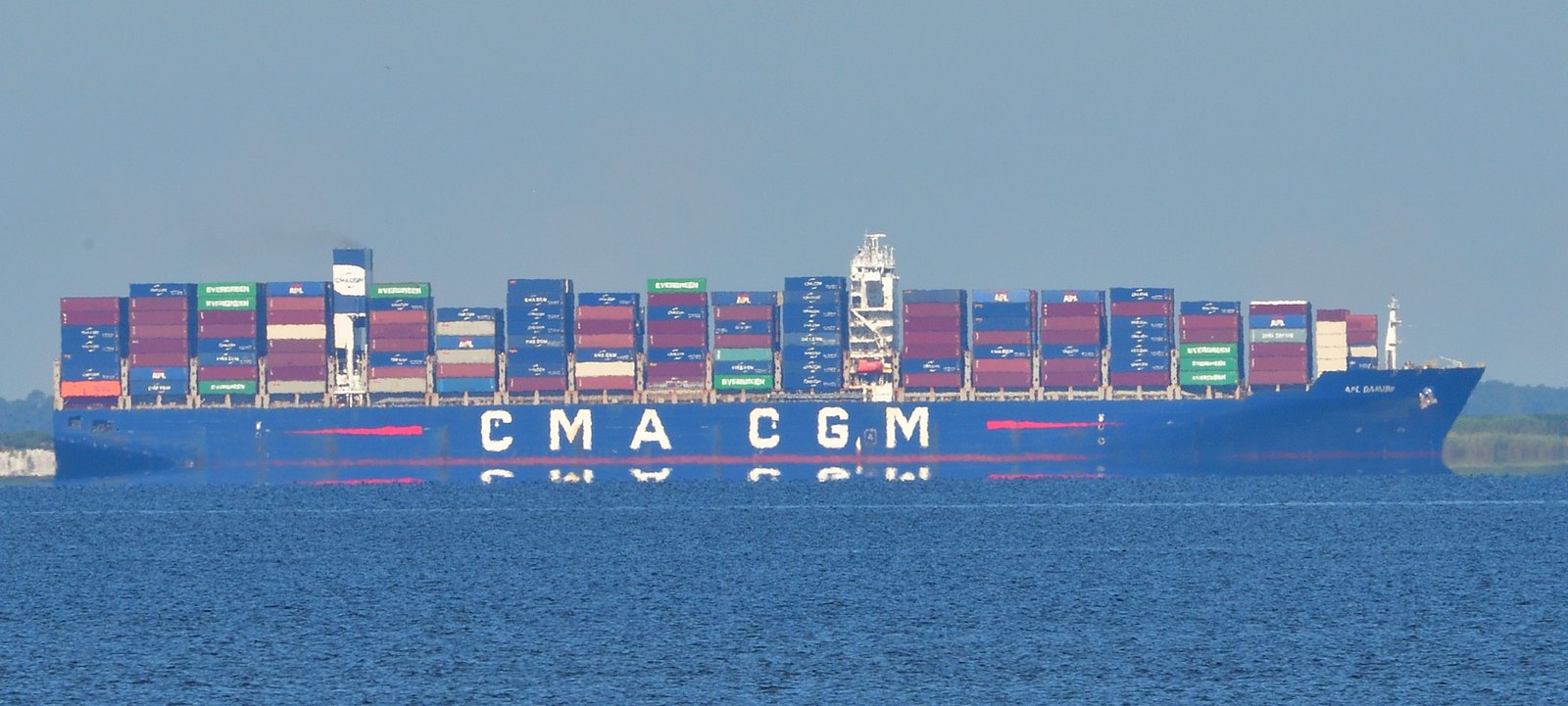 APL Danube in Mobile Bay JUL 14 2025