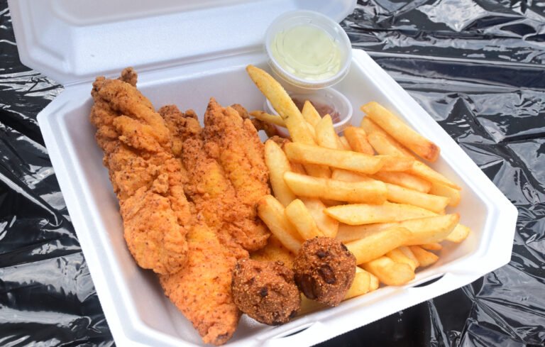 Fried catfish plate