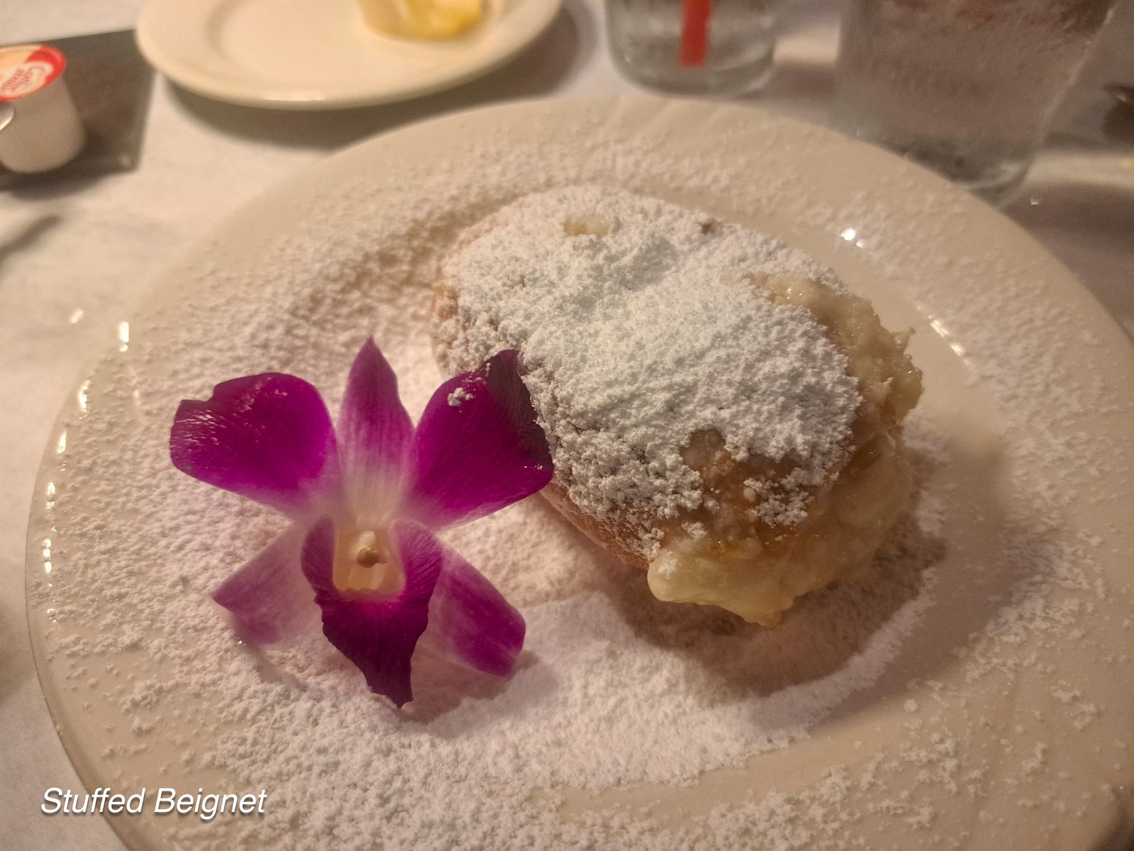 Hotel Magnolia stuffed beignet
