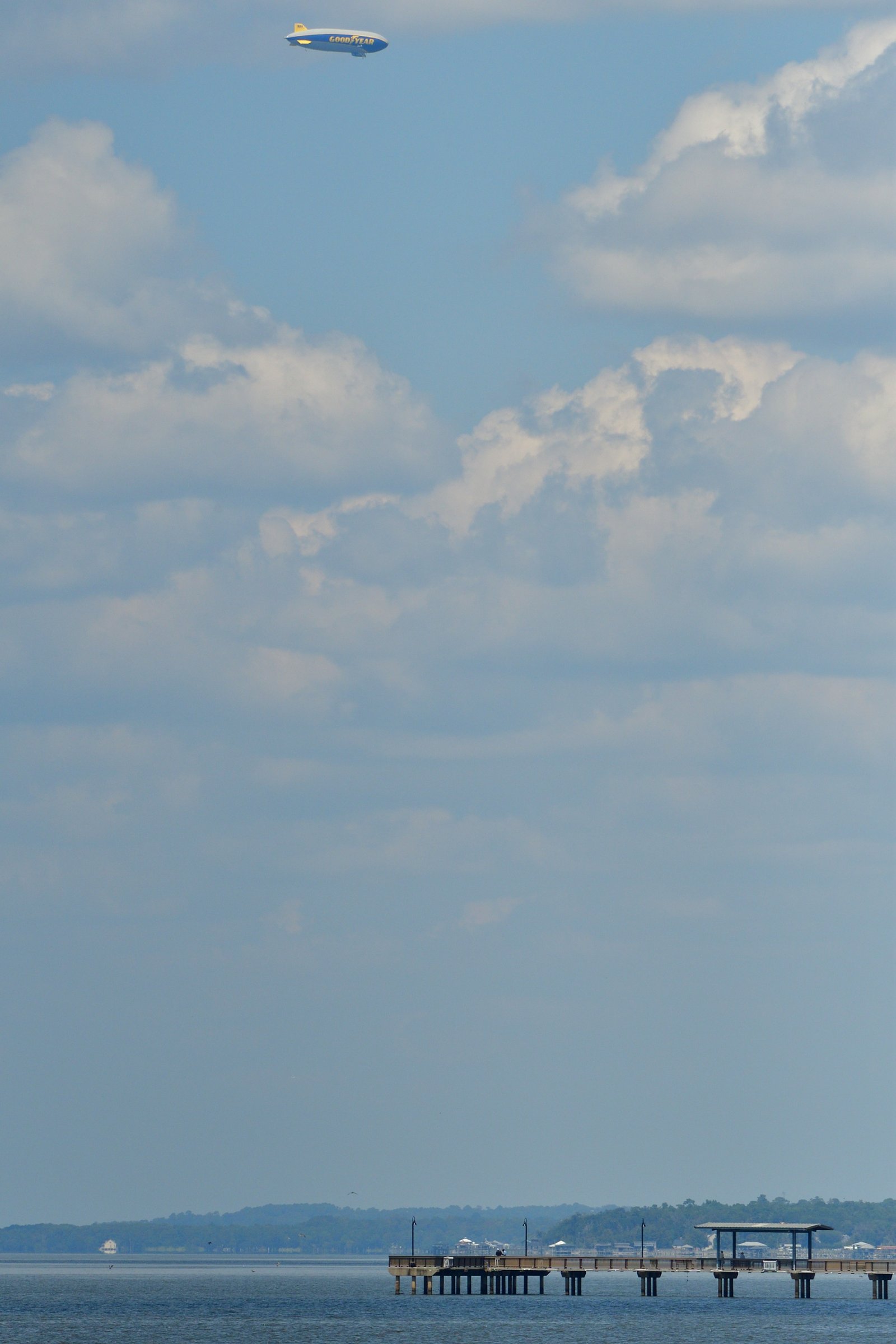 Goodyear Blimp over Mobile Bay SEP 10 2025