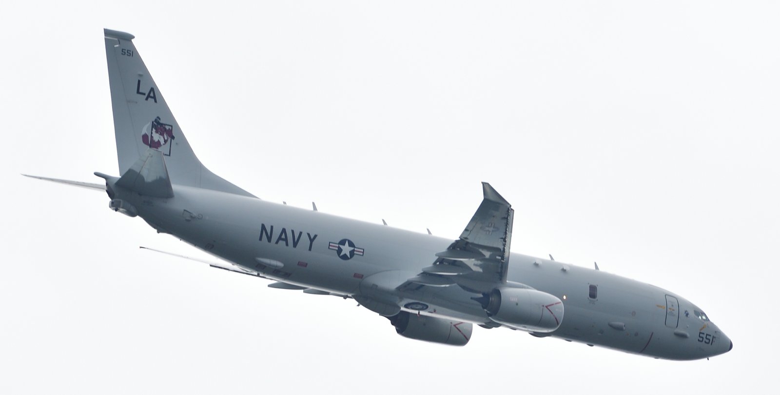 US Navy Boeing P-8 Poseidon over Fairhope OCT 30th 2025