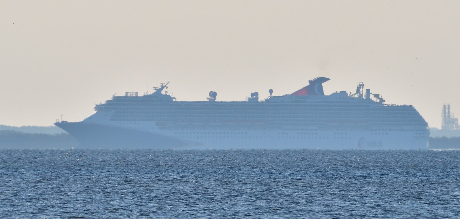 Carnival Spirit departs Mobile Bay OCT 28th 2025
