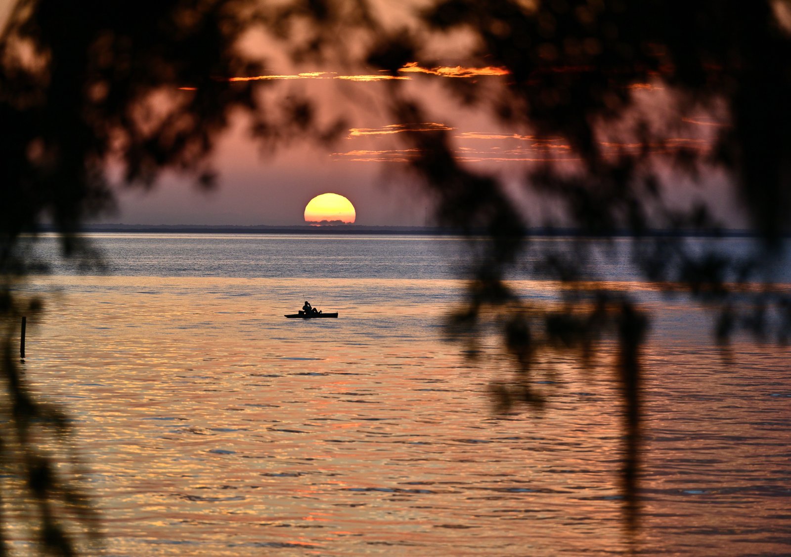 Sunset over Mobile Bay OCT 07 2025