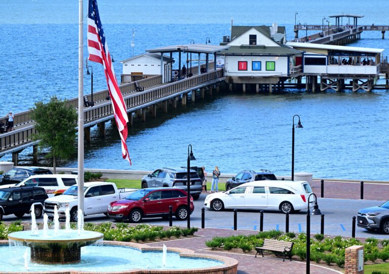 Procession for former Fairhope Mayor James P. Nix