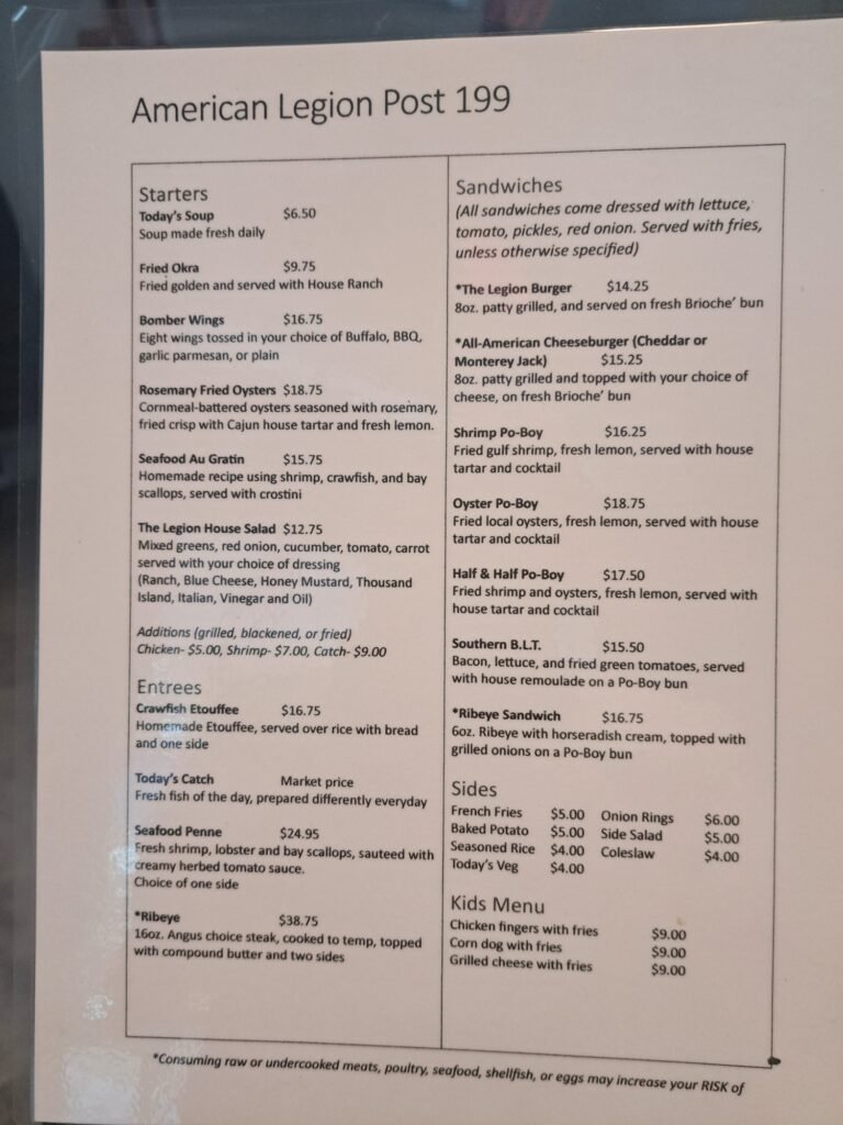 American Legion’s Menu – livelovefairhope.com