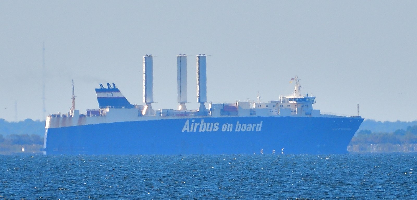 Ville de Boredeaux, a ship bringing sections of a new airplane to Mobile, arrives NOV 2nd 2025.