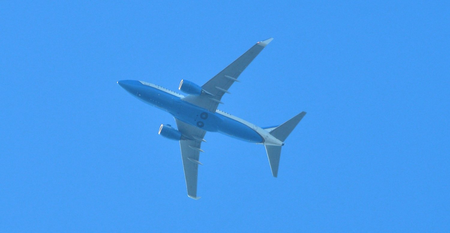 US Air Force Boeing C-40C Clipper over Fairhope NOV 13th 2025