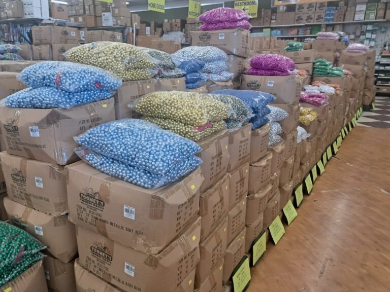 Mardis Gras decorations at Bob's Hardware in Robertsdale, AL