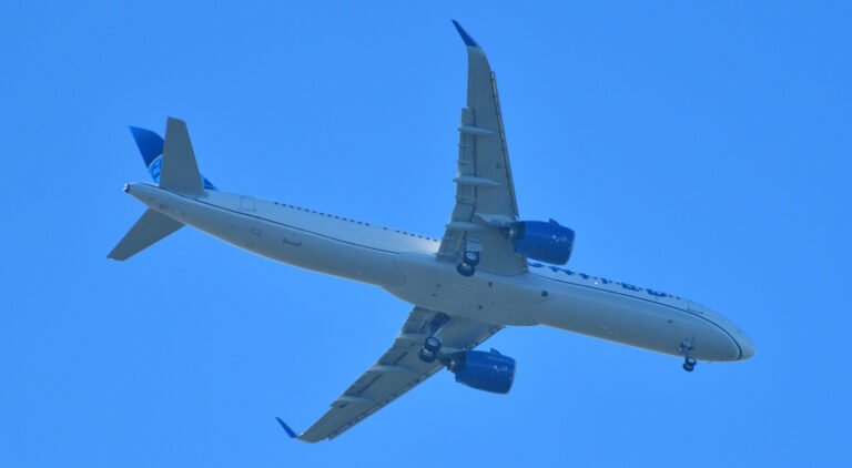 Airbus A321 test flight over Mobile Bay DEC 9th 2025