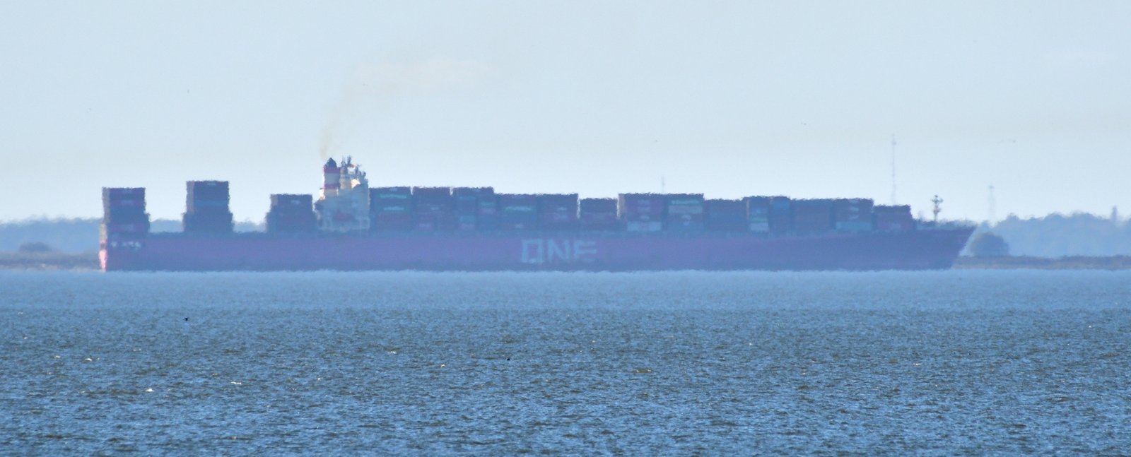 Container ship One Modern arrives in Mobile DEC 20th 2025