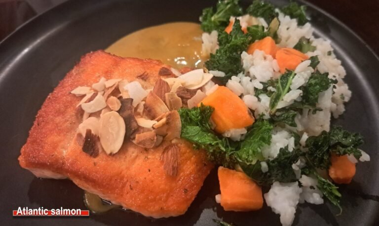 Atlantic grilled salmon at Thyme on Section in Fairhope