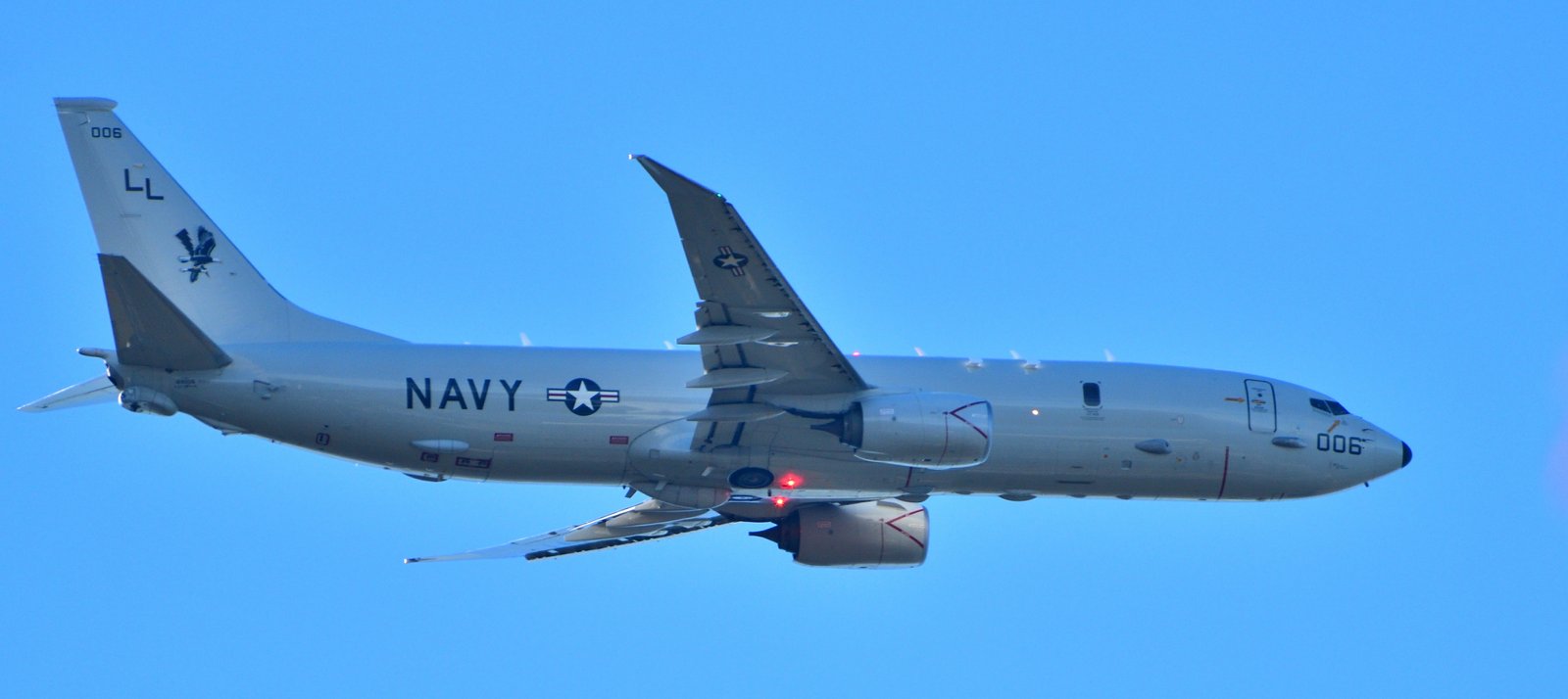 US Navy Boeing P-8A Poseidon over Fairhope JAN 28 2026