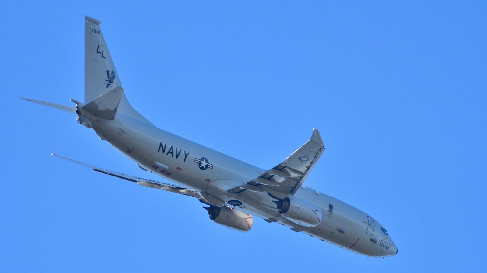 US Navy Boeing P-8A Poseidon over Fairhope JAN 28 2026