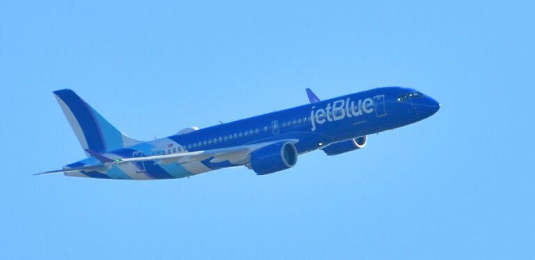 Airbus A220 test flight over Fairhope