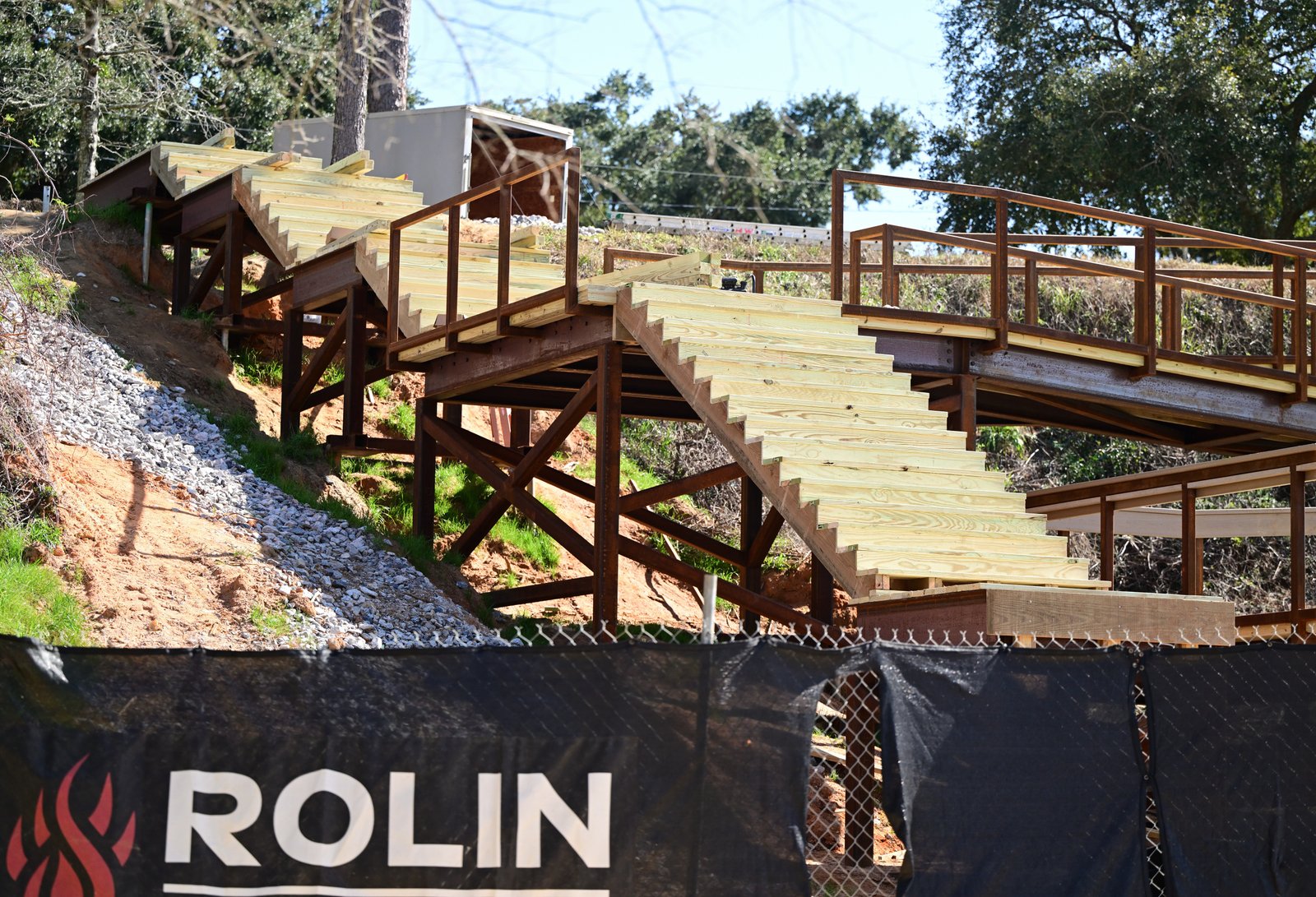 Fairhope's new ramp and stairs FEB 11th 2026
