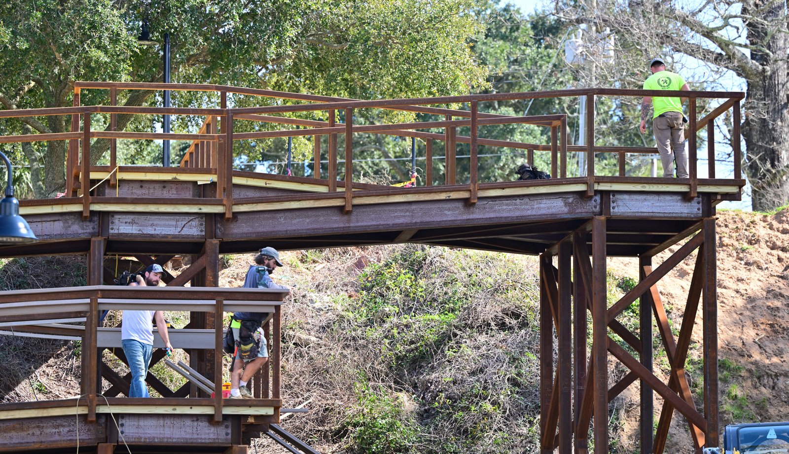 Fairhope's new ramp and stairs FEB 11th 2026