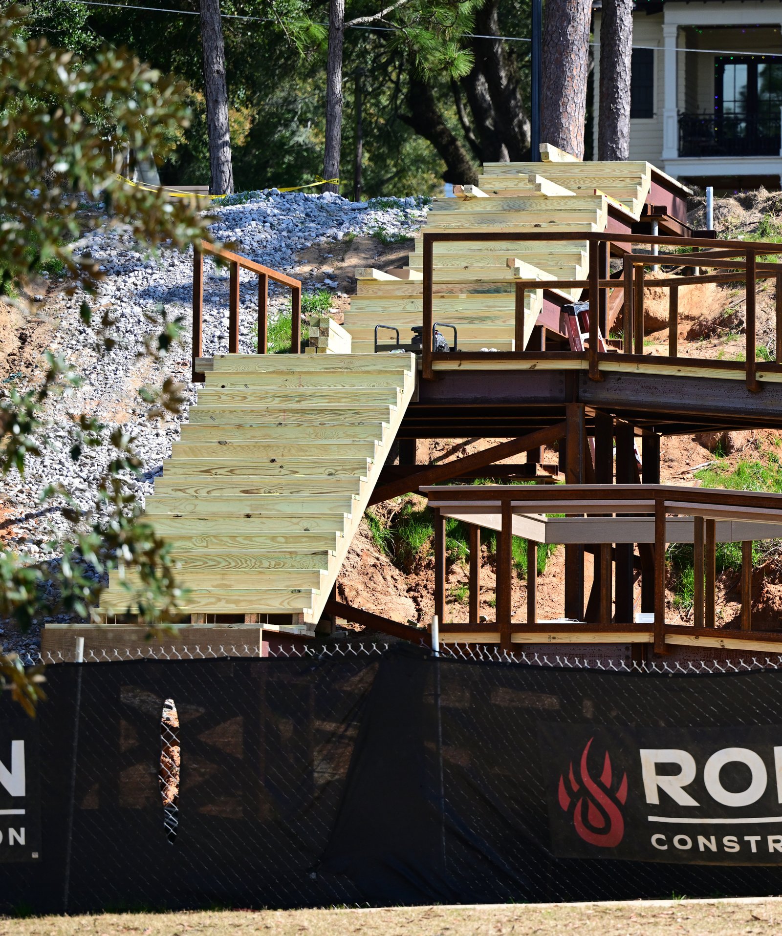 Fairhope's new ramp and stairs FEB 11th 2026