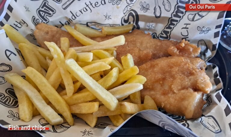 Fish 'n' chips from Oui Oui Paris in Fairhope, Alabama