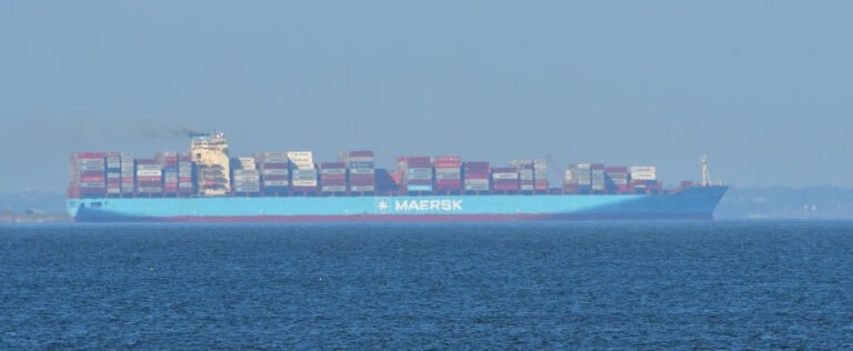 Container ship Maersk Saigon arrives in Mobile MAR 4th 2026