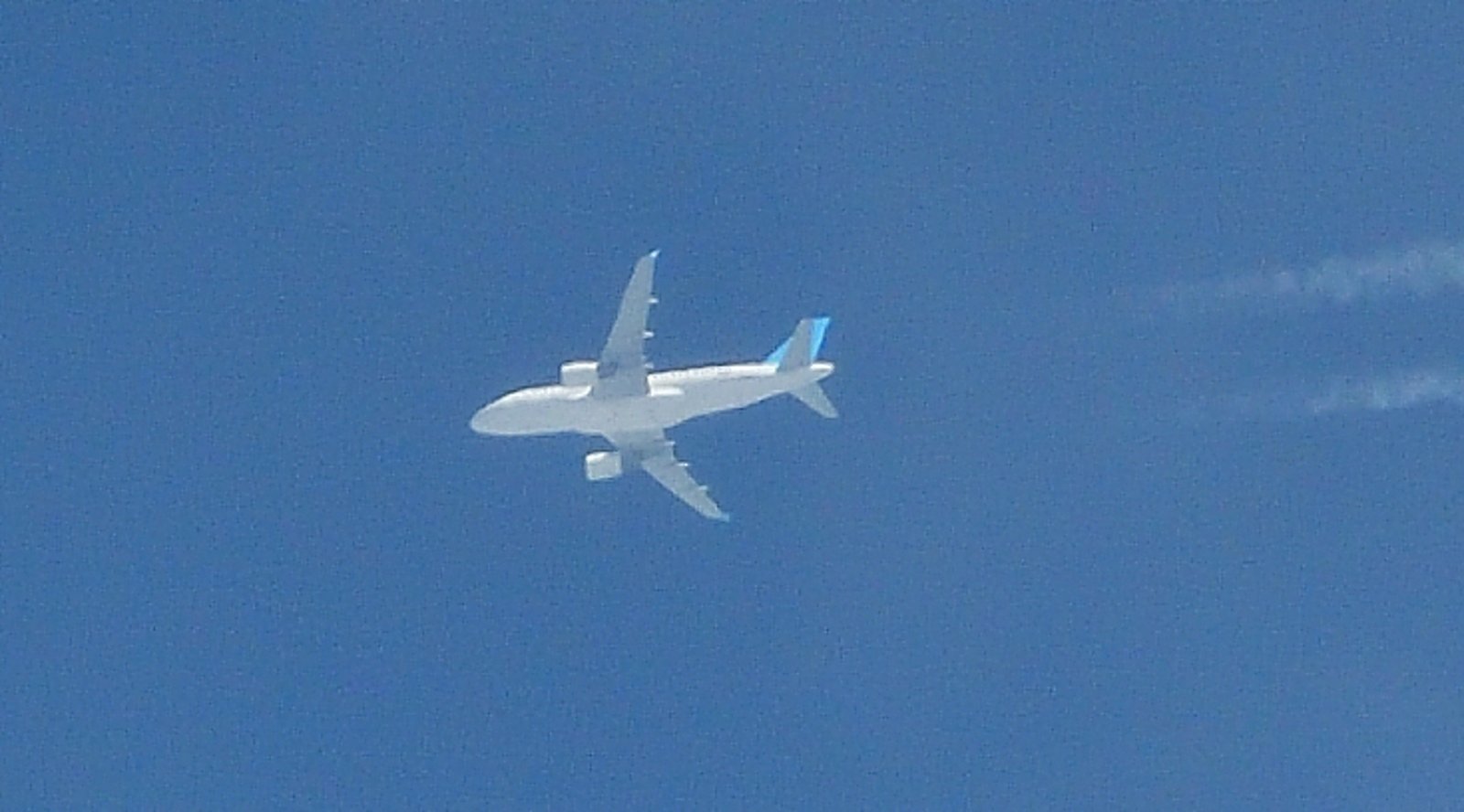 A Global Crossing Airlines flight passes over Daphne APR 13 2026.