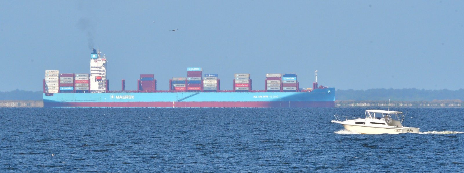 Maersk Finisterre heads into the port of Mobile APR 15 2026