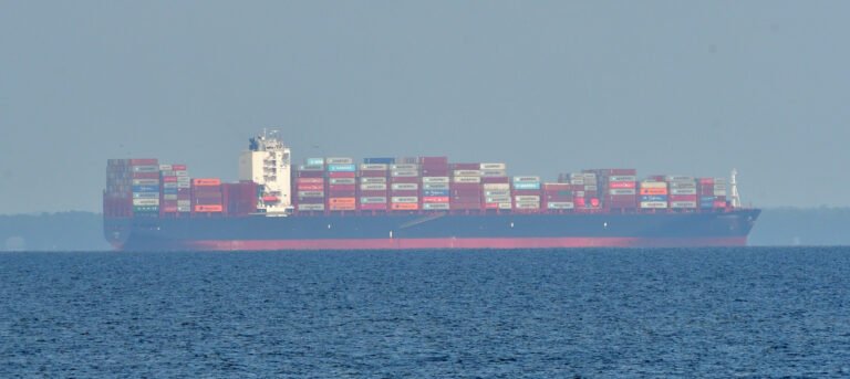 The container ship San Fernando arrives in Mobile APR 29 2026