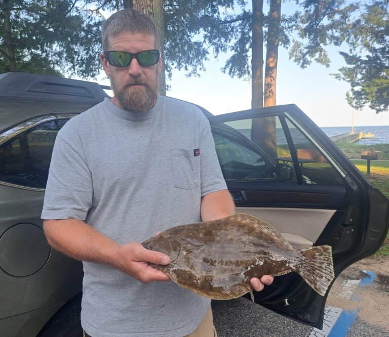 Flounder catch in Mobile Bay