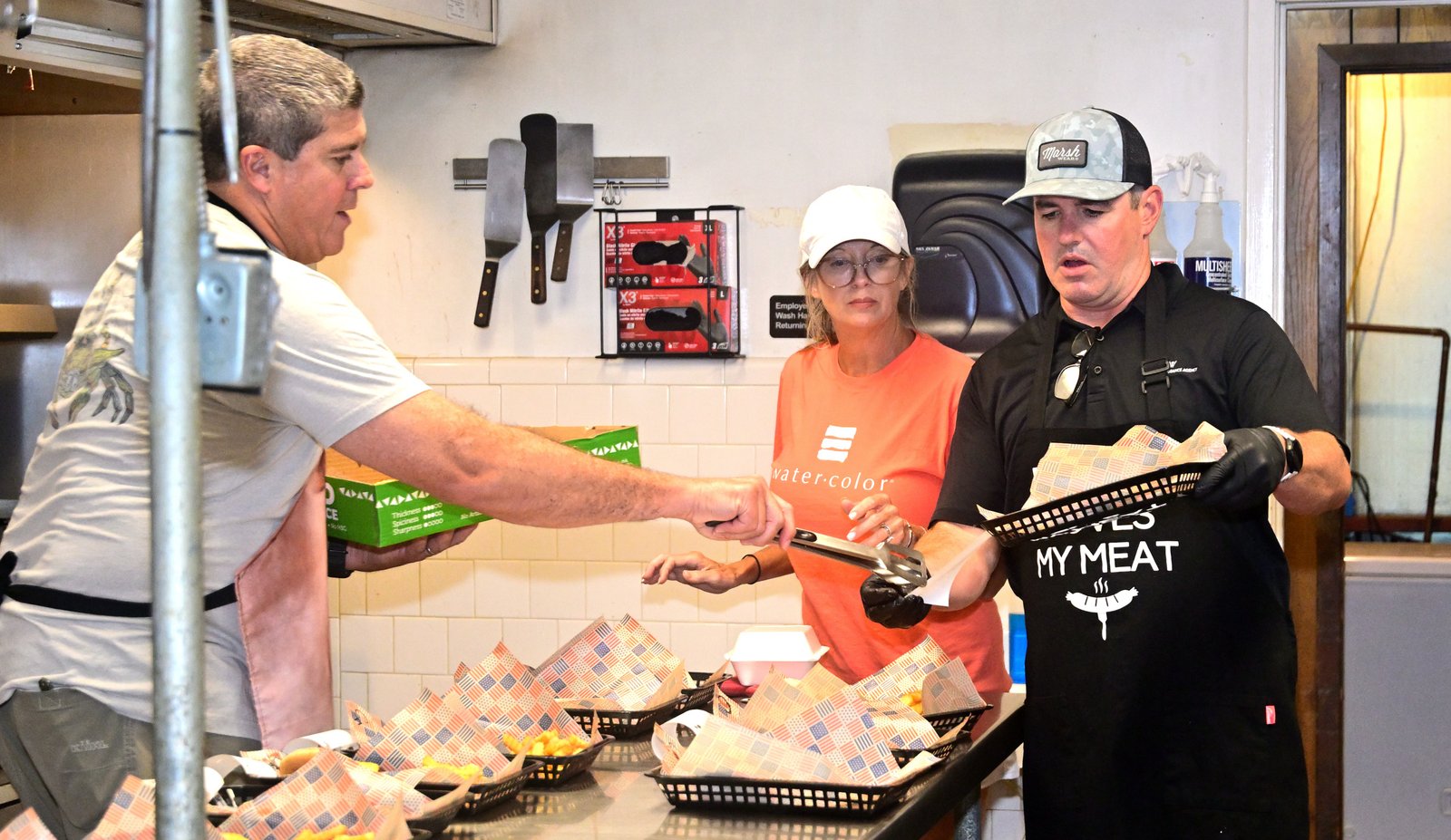 Burger night at Fairhope Elks Lodge 1879